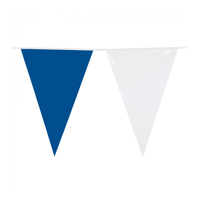 Girlanda modro- bílé praporky